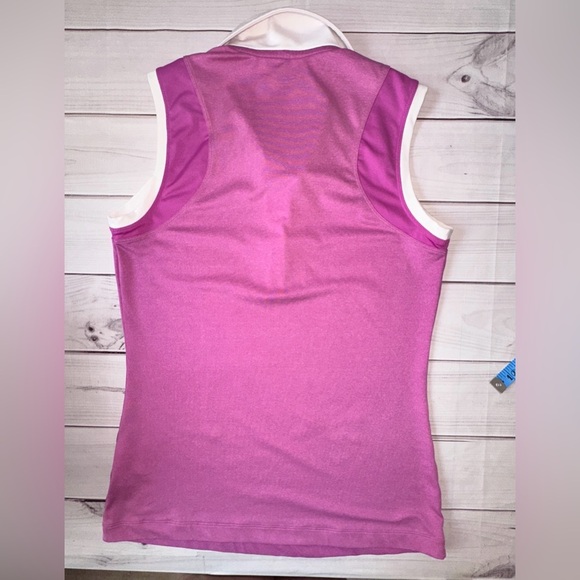 Nike Golf Dri-FIT Tour Performance Sleeveless Polo -Size Small Pickleball Tennis - Picture 2 of 5